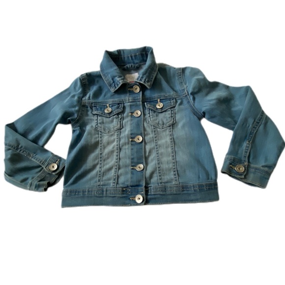 Place Denim Jacket Kids Size XS 4 Classic Medium Wash - Picture 1 of 11